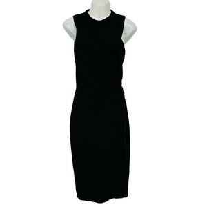 Mango Little Black Midi Dress Size 4 Sleeveless cocktail Party Minimalist